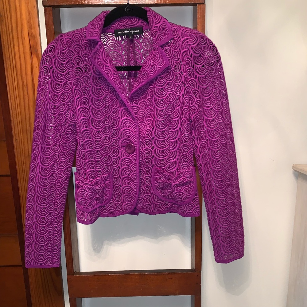 Purple blazer